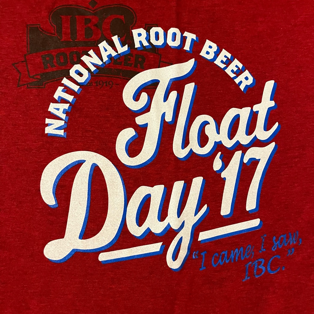 Ibc Root Beer National Root Beer Float Day 2017 Red Graphic TShirt Ibc Root Beer National Root Beer Float Day 2017 Red Graphic TShirt
